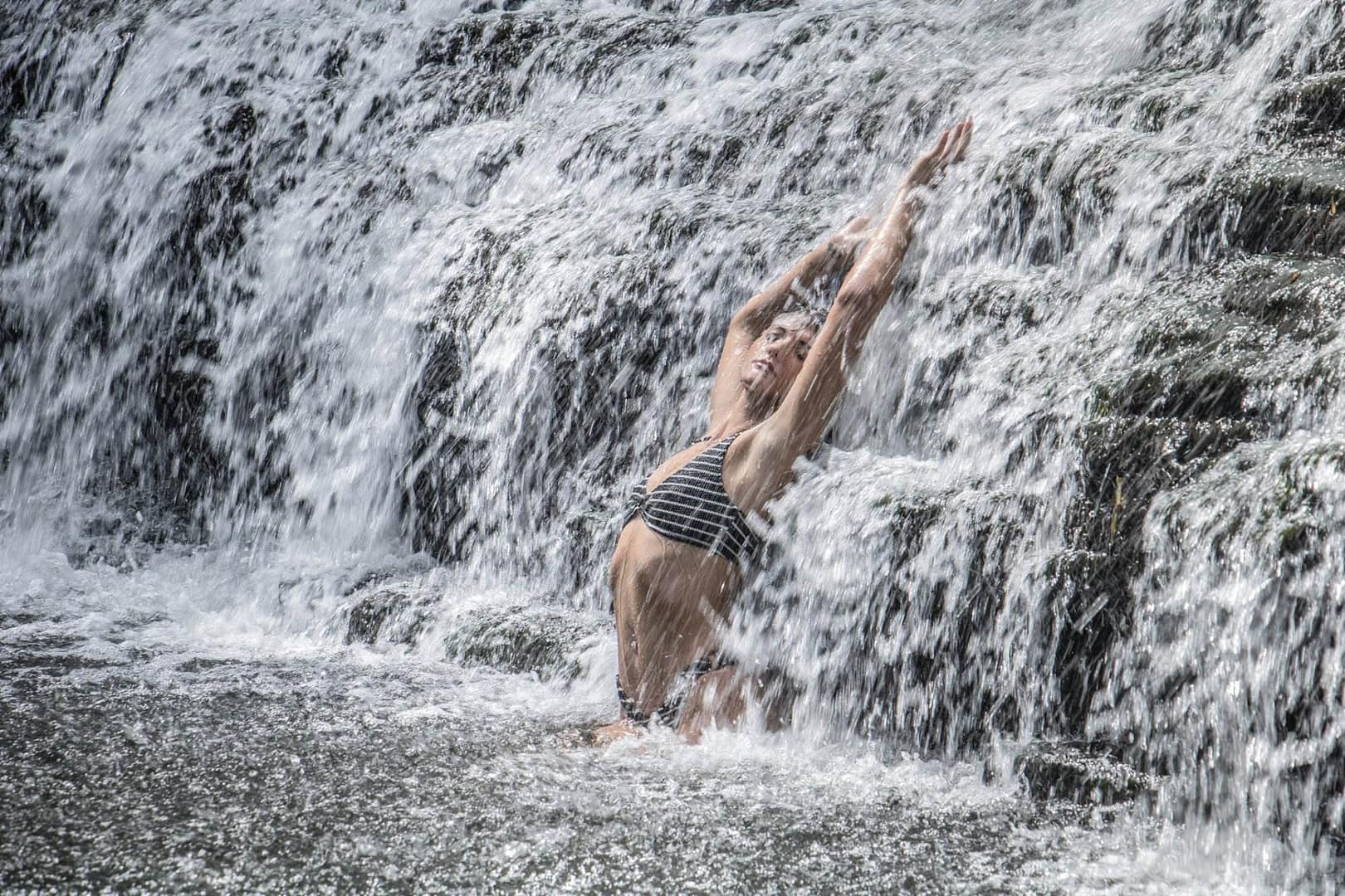 Summer Water Shoot at Mardis Mills Waterfalls